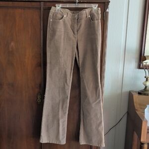 Liz Claiborne Tan Corduroy Trousers